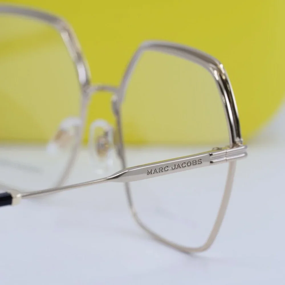 Final Price! Marc Jacobs MJ 1104 0RHL 00 Black/Gold Eyeglasses 57mm